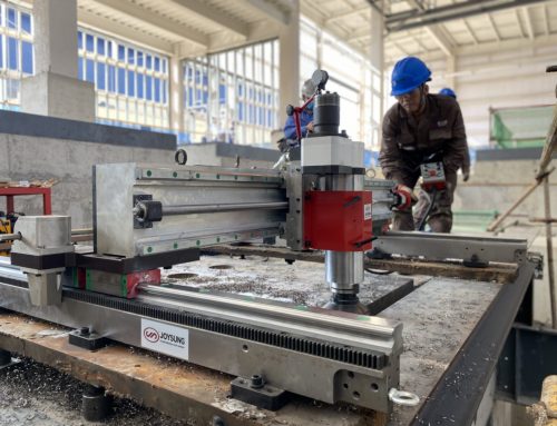 The Application Of Portable Gantry Milling Machine On Site Machining On The Base Of Calciner And Press